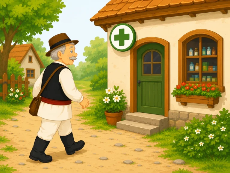 Moș Andrei la farmacie