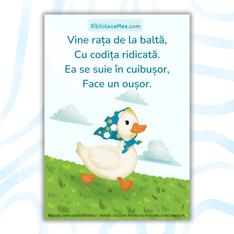 Folclor Vine rața de la baltă BibliotecaMea.com